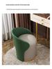 Same Day Delivery Luxurious Bedroom Vanity Stool: Solid Wood Swivel Makeup Chair with Backrest