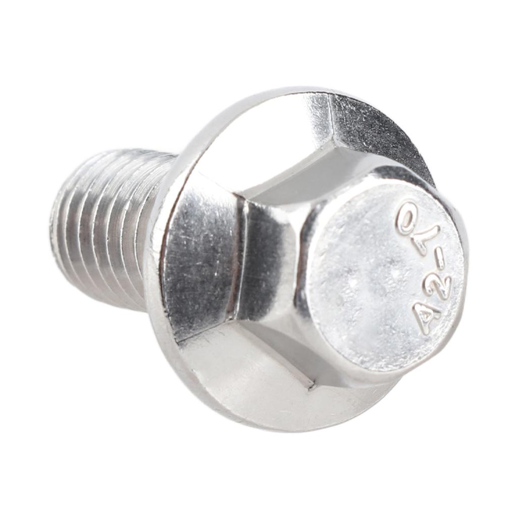 10 stücke M8 Edelstahl SS304 Sechskant-flanschschrauben Kappenkopf-scheibenschrauben