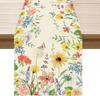 Watercolor Wildflowers Spring Placemats Set of 6 Summer Table Mats for Party Home Kitchen Dining Table Decorations 12x18 Inch