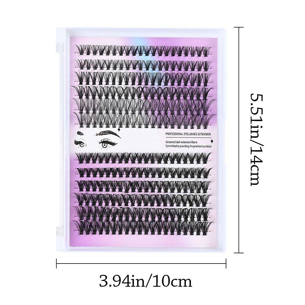 Wispy Style False Eyelashes Bond and Seal DIY Lash Extension Kit Eye Lash Extension