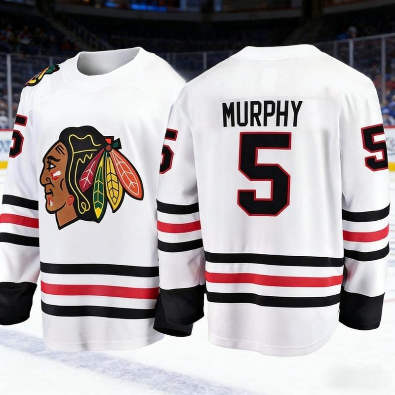 2026 Chicago Best-selling Men's Ice Hockey Sportswear White Breakthrough Edition Long Sleeve Breathable Shirt Kids