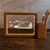 3D Photo Frame Pen Holder Night Light – Creative Graduation or Birthday Gift for Teachers and Classmates