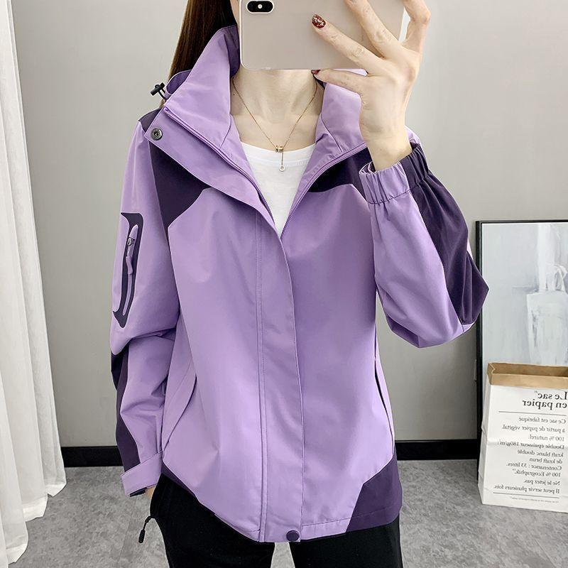 Осенняя женская уличная ветровка, легкая ветрозащитная дышащая куртка для альпинизма 4XL