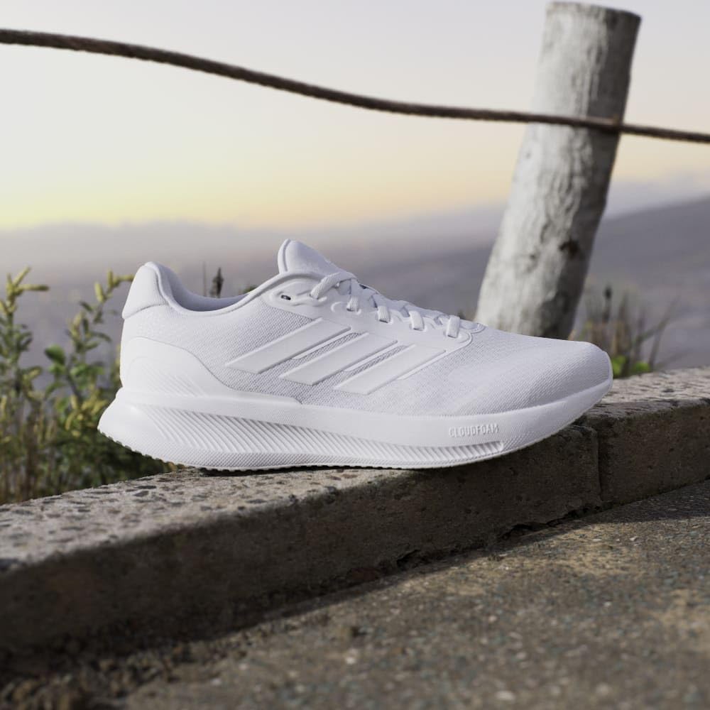Adidas CORERUNNER 5 Running Unisex Footwear White Size cm Shoes, Adult, NKE45, White/Footwear White/Footwear (IH7757), 27.0