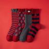 Embroidered Pink Cat Socks College Style Casual Versatile Style Pure Cotton Short Socks