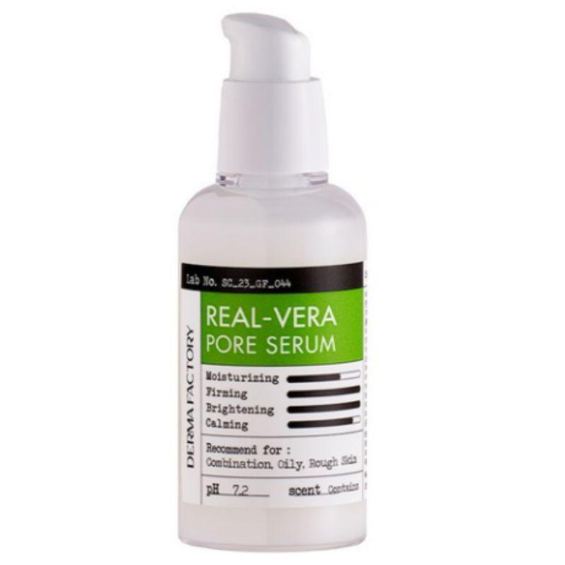 Derma Factory Real Vera Pore Serum Pore Tightening & Hydrating Facial Serum 80ml