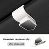 Universal Auto Sun Visor Glasses Holder Car Inside Accessories Sunglasses Clip Card Ticket Holder Stand Fastener Case Eyeglasses