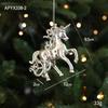 Silver Irregular Electroplated Christmas Tree Ornaments - Glossy Plastic Pendants In Stock