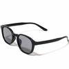 FashionBerry Black and Charcoal Stylish Eyeglasses for Men and Perfect for and UV Sunglasses, Non-Prescription, Fashionable, Tinted, Women, Round,