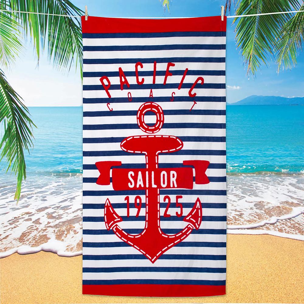 Popular Beach Towels Summer Microfiber Bath Towels Oversized