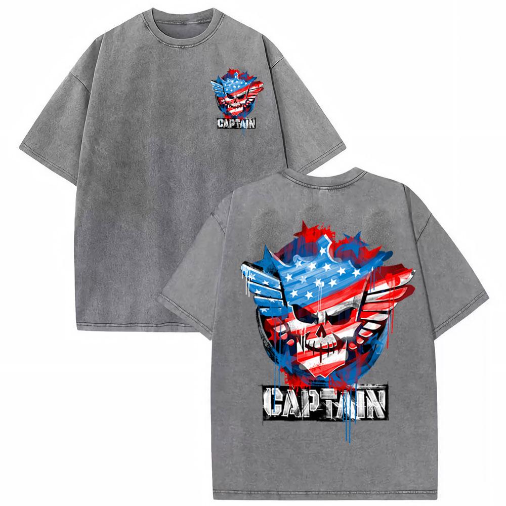 Cody Rhodes American Nightmare Vintage Washed Tee Shirt Unisex Women Casual Cotton Oversized Tshirt Harajuku Short Sleeve T Shirts