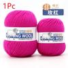 50g/roll 100% Wool Yarn for Knitting Crochet Yarn Thick Thread For DIY Scarf Sweater Blanet Hat Sock 4-strand