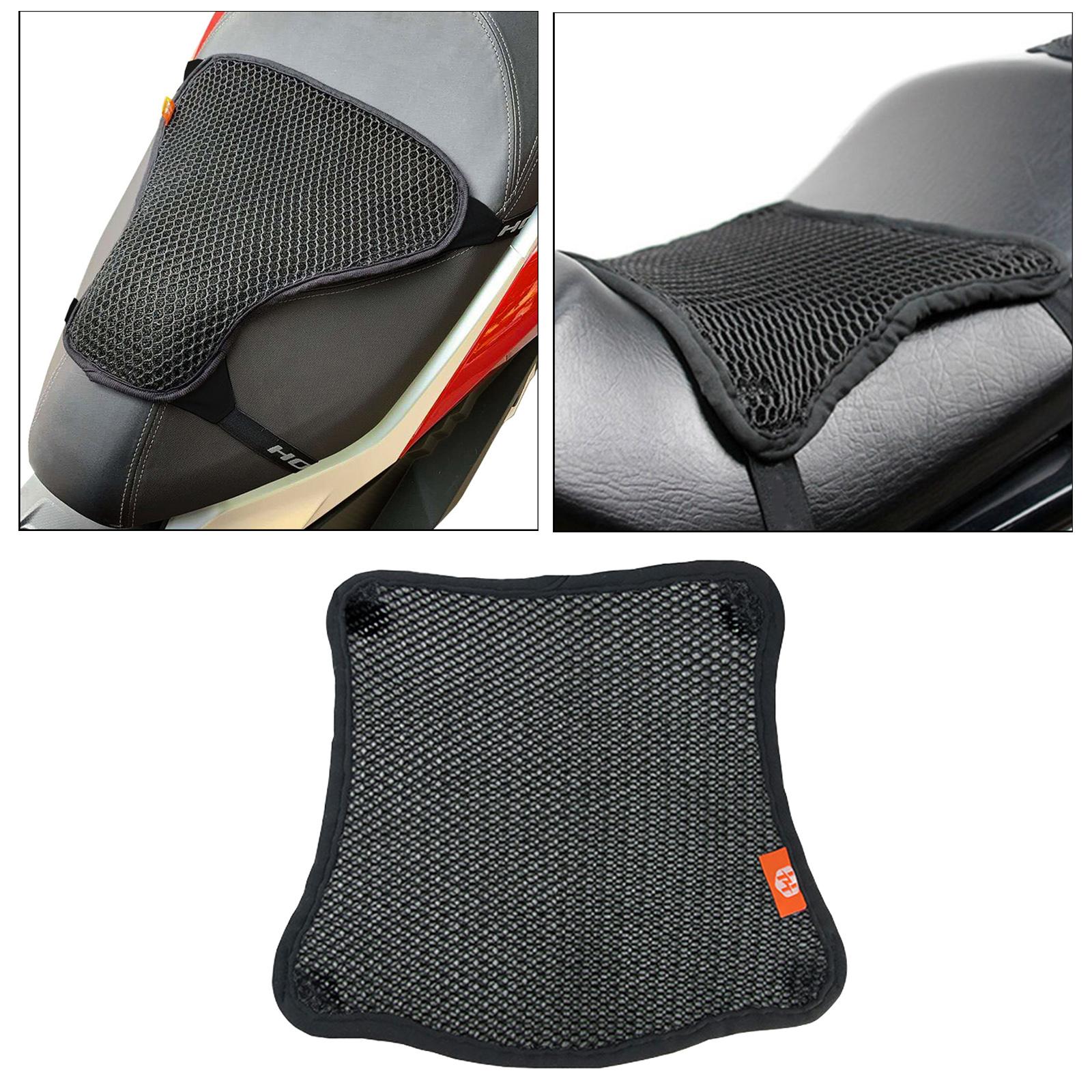 

Cool Sunproof Motorcycle Seat Cushion Pad Butt Protector Breathable Cover Makes Long Rides More Comfortable Cruiser