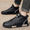 Men ankle Boots Winter High Top Leather Shoes Fashion Cotton Fashion Ankle Boots Business Casual Outdoor Shoes Male Sneakers