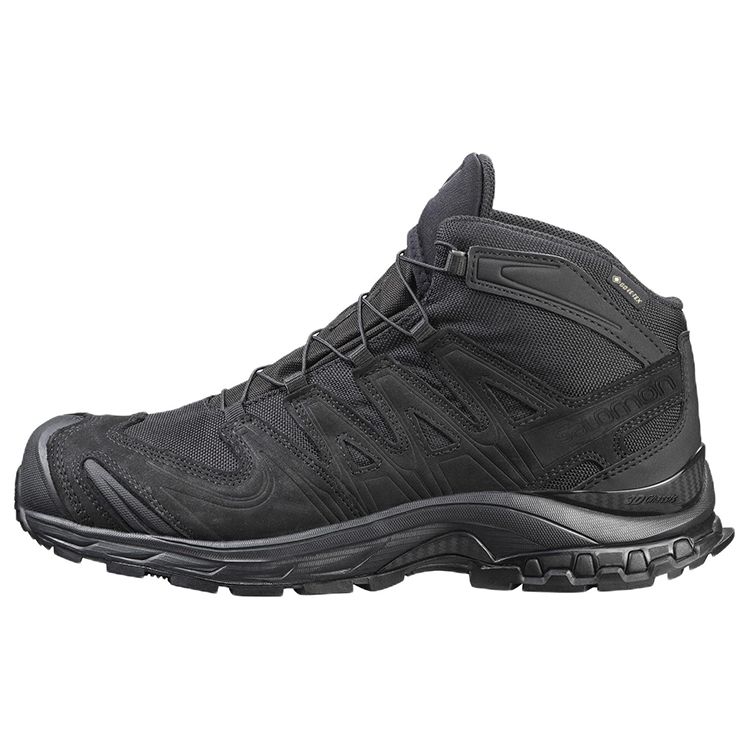 SALOMON Mid Gore-Tex Fashion Comfortable Durable Mid-Top Hiking Shoes Unisex Hiking Shoes Black 409218