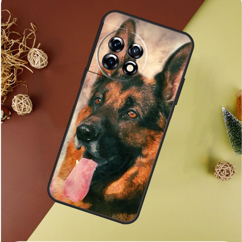 

German Shepherd Dog For OnePlus 13 13R 12 12R 11 9 10 Pro 8T 9RT 10T 10R N20 N30 Nord CE 2 3 4 Lite Phone Case OnePlus Nord CE4Lite
