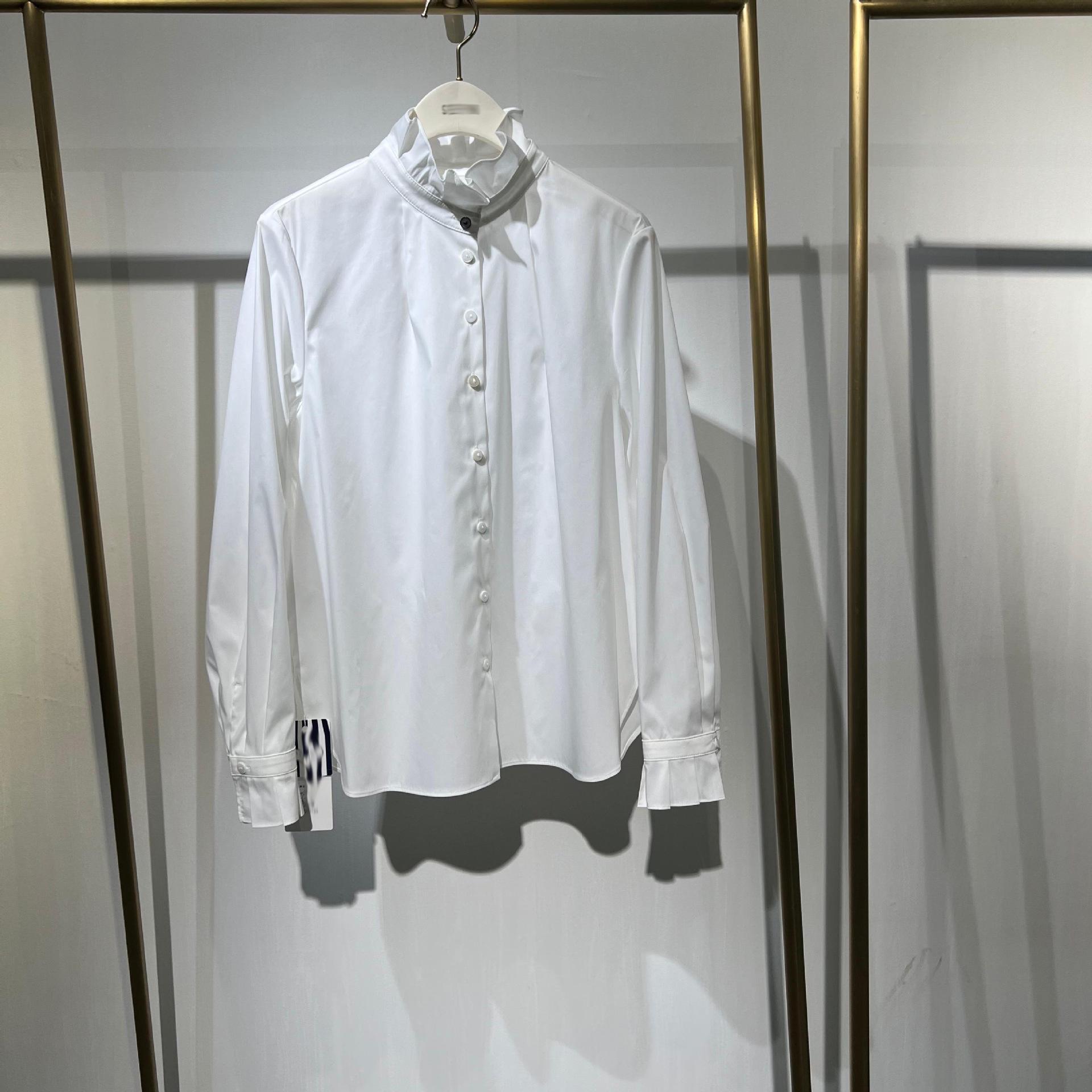 

Wardrobe 980+: Heiress-Style French Ruffle Stand Collar Shirt & Vest Dress Set S