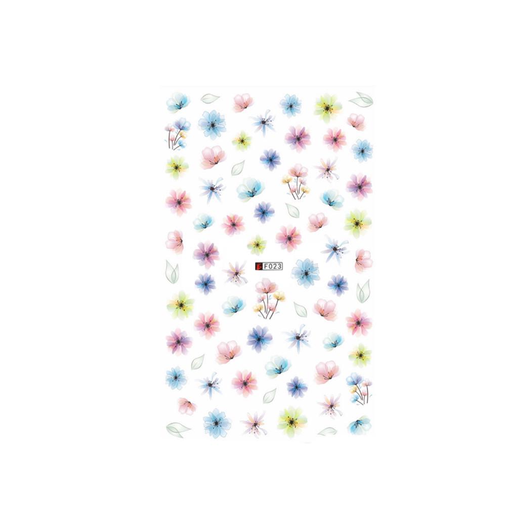 3D  Design  Foil Stickers Transfer Decal Tips Manicure DIY