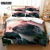 3D HD Digital Printing Custom Duvet Cover,Comforter/Quilt/Blanket Case Queen King Bedding,Bedclothes Animals