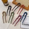 Matte U-Shaped Hairpin for Elegant Updo Styling