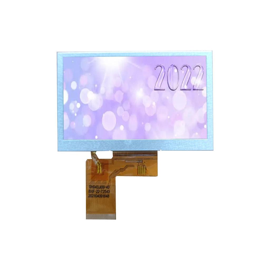 4.3-inch IPS 800x480 High Brightness Outdoor Display for Fish Finder & Baby Monitor