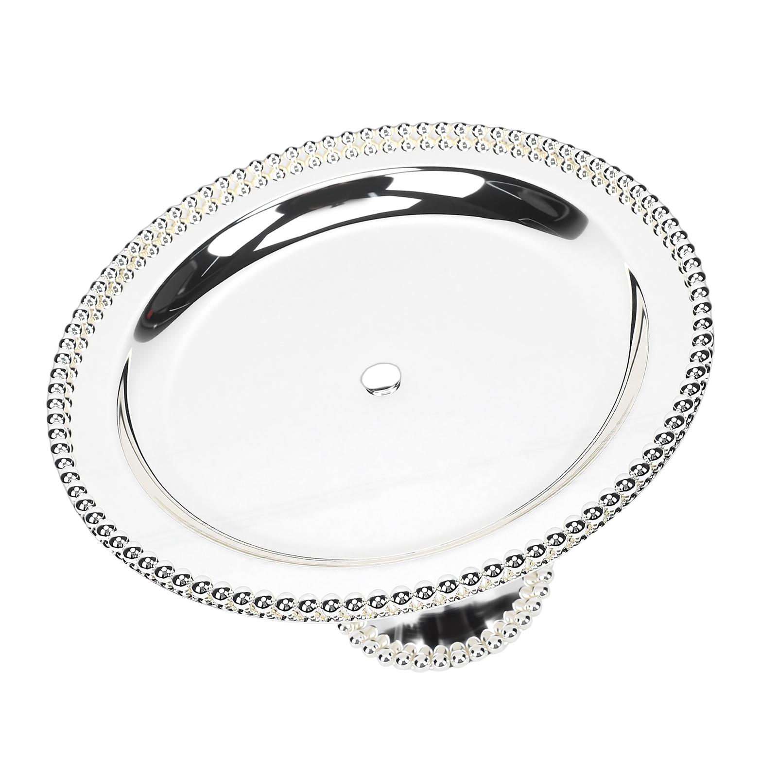 

Iron Dessert Stand High Footed Snack Serving Cake Stand Dessert Tray for Wedding Party Decoration