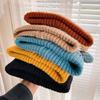 Kawaii for Cat Ears Hats Cute Cap Solid Color Hat Wool Knit Hat Earprotect All-m
