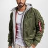 Winter Jacket Alpha Industries MA-1 D-Tec Hood Bomber Jacket (183110) Rep.gray (183110-257)