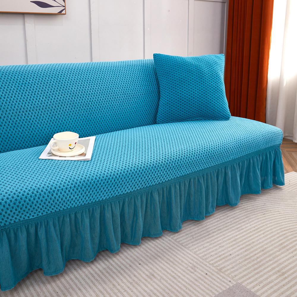 All-in-One Stretch Sofa Cover Armless Foldable Anti-Slip Universal Fit for Sofa Beds Home Decor Protector