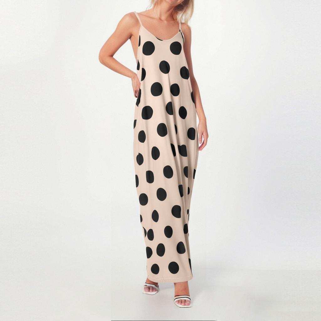 Women's Fashionable Printed Sleeveless Camisole Dress