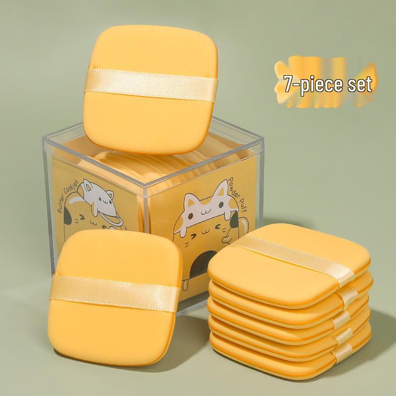 Butter Biscuit Air Cushion Wet & Dry Makeup Sponge Puff - Dual-Use Beauty Tool.