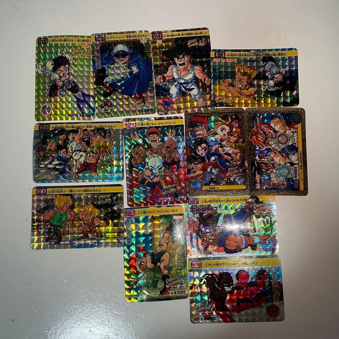 Street Fighter II trading cards set of 13