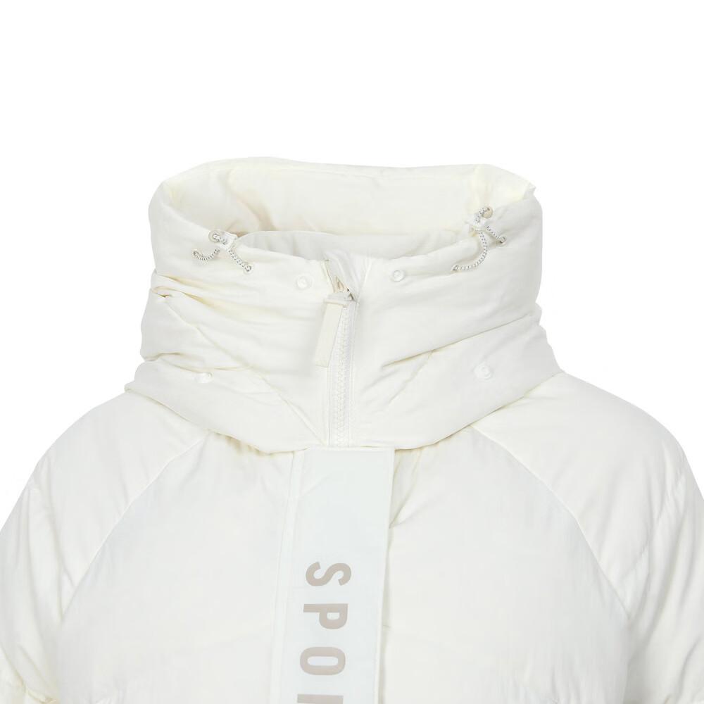 adidas Women's Winter Regular Duck Down 600 Fill Power White Hooded Down Jacket