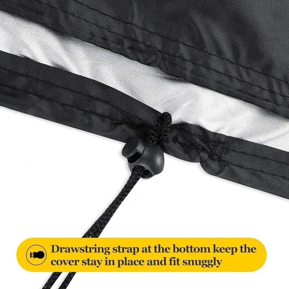 Black Insulated Hose Cover UV Resistant Waterproof Extendable Hose Cover Durable 210D Oxford Cloth Hose Reel Protect Cover