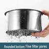 Swan Stainless Steel Hangable Kitchen Sink Drain Basket - Punch-Free, Dry & Wet Separation Filter