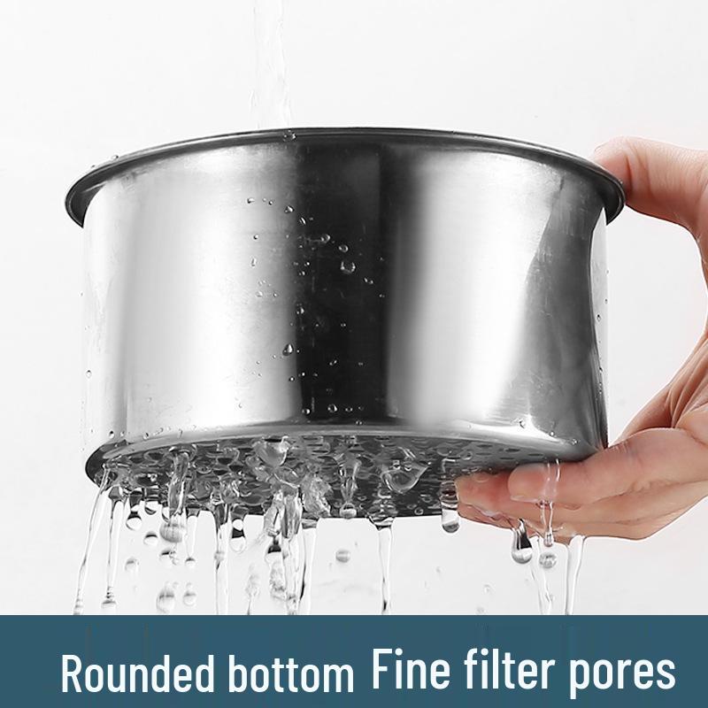 Swan Stainless Steel Hangable Kitchen Sink Drain Basket - Punch-Free, Dry & Wet Separation Filter