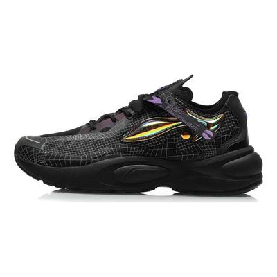 Li Ning V8 1.5 Leichte Low-Top Laufschuhe Herren Sneaker Schwarz ARHQ295-2
