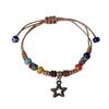 Fashionable Bracelet Ethnic Ceramic Beaded Bangles Handcrafted Woven Strings Exquisite and Eye Catching Wrist Decoration