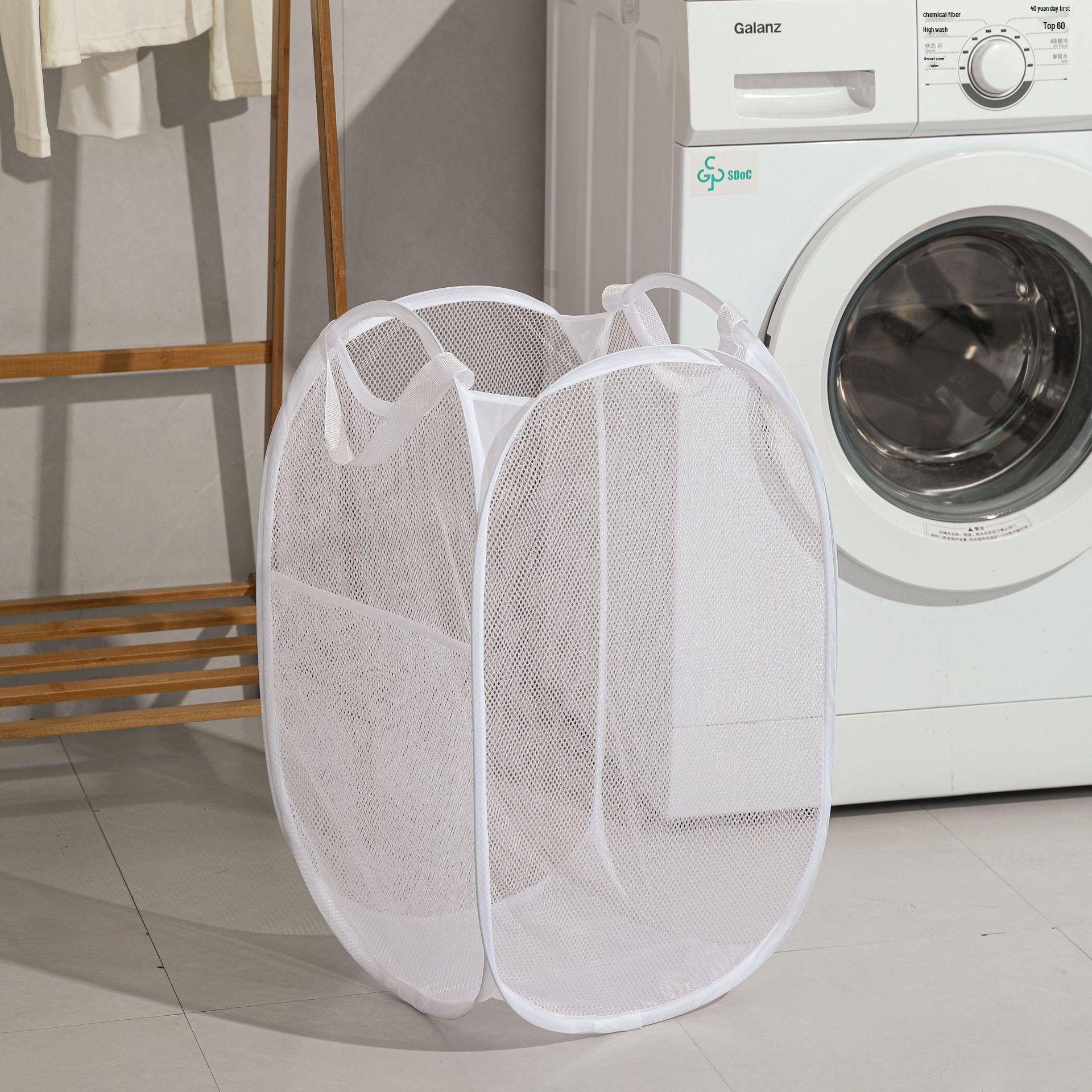 Foldable Double-Handle Mesh Laundry Basket 979₽