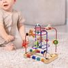 Bead Maze Toy Counting Preschool Early Math Family Fun Wooden Educational Circle