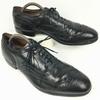 Allen Edmonds McAllister Vintage Full Brogue Wingtip Shoes Black Size 11.5D / 28.5-29.5cm Men's