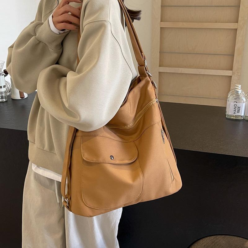 Large Capacity Tote Bag for Women 2025 New Multi-Pocket Single Shoulder Bag Simple and Versatile Commuter Bag for Women