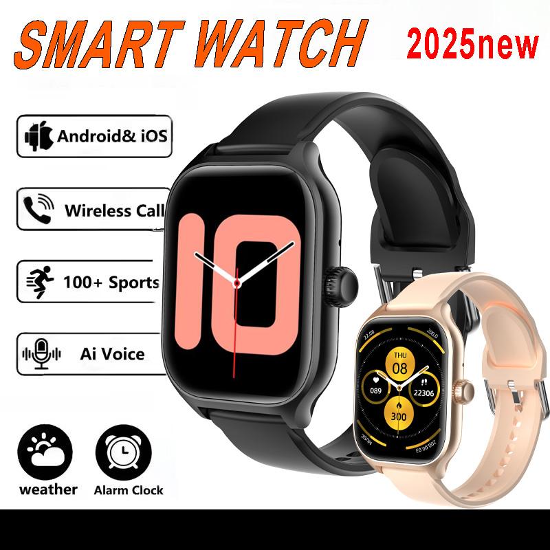 New Smart Watch Men Women Heart Rate Sleep Health Monitoring BT Call Message Notification Multi-sport Mode Smartwatch