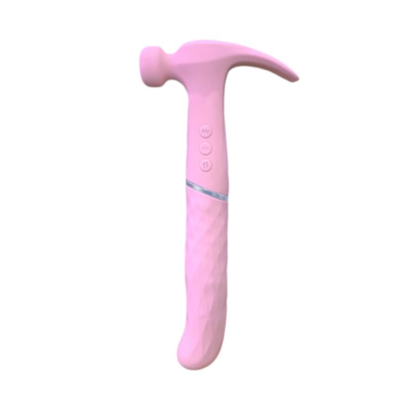 Novelty Double Ended Hammer Rechargeable Triple  Female Sex Toy G Spot S