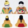 Osaka Choseido Hina Compact Wooden Itto Two 5 Tier Name Wooden Tag Bonus Included Made In Hina Urara Five Person Ornament Doll, Mini, Carving, Tiers,