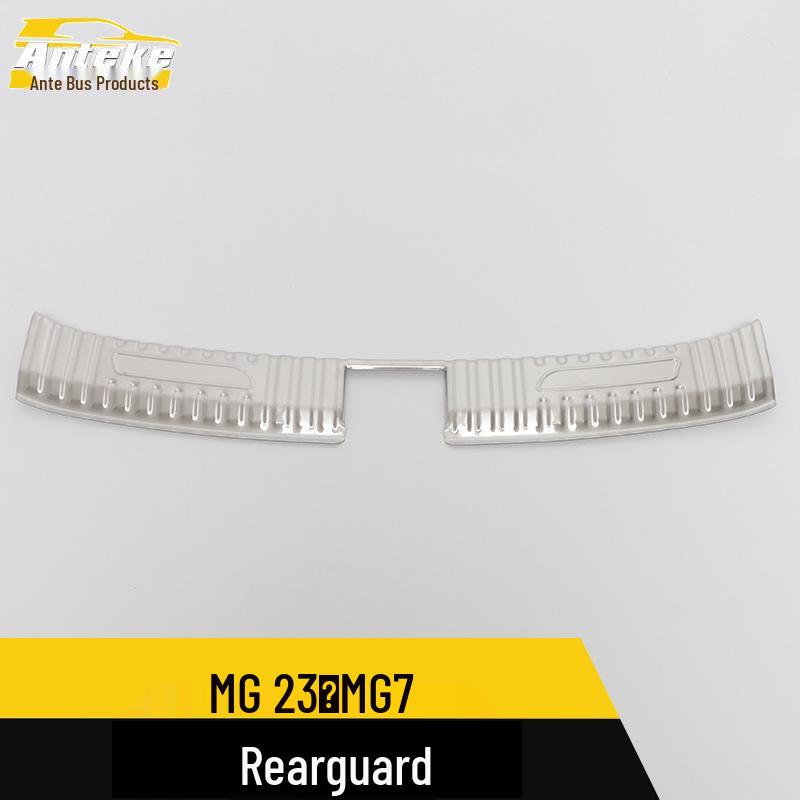 MG 23 MG7 Rear Trunk Guard Plate: Stainless Steel Car Interior Anti-Kick Accessory
