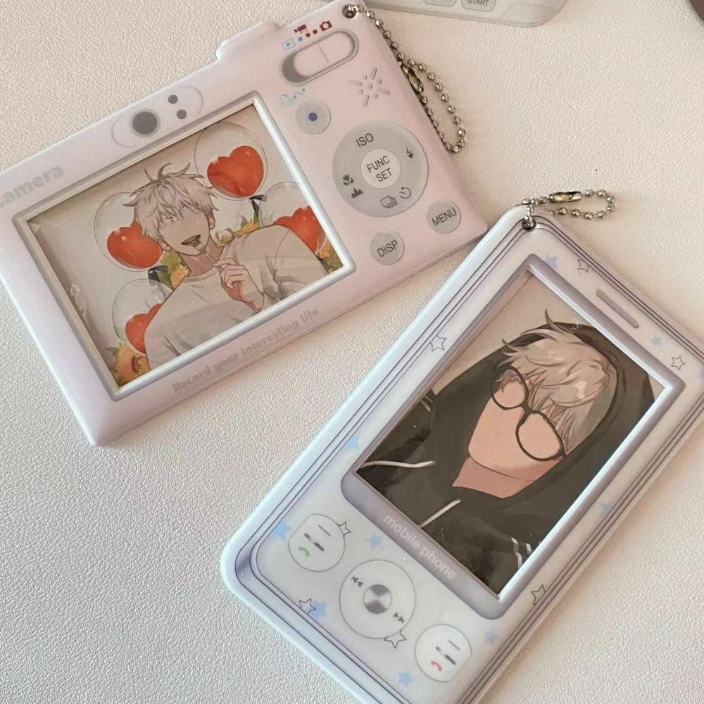 

Міні холдер для фотокарток 3 дюйми Брелоки Креативний холдер для фотографій айдолів Phone card holder