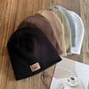 Korean Style Knitted Beanie Hat With Breathable Acrylic For Winter Teens And Adults