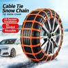 652F Easy To Apply Rubber Grip Strap For Vehicles Features Rapid Setup And Practical Construction Snow Cha for Muddy Roads