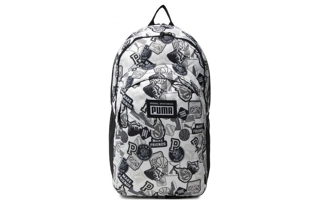 Puma Men's White Polyester Backpack Regular Unisex 077301-12